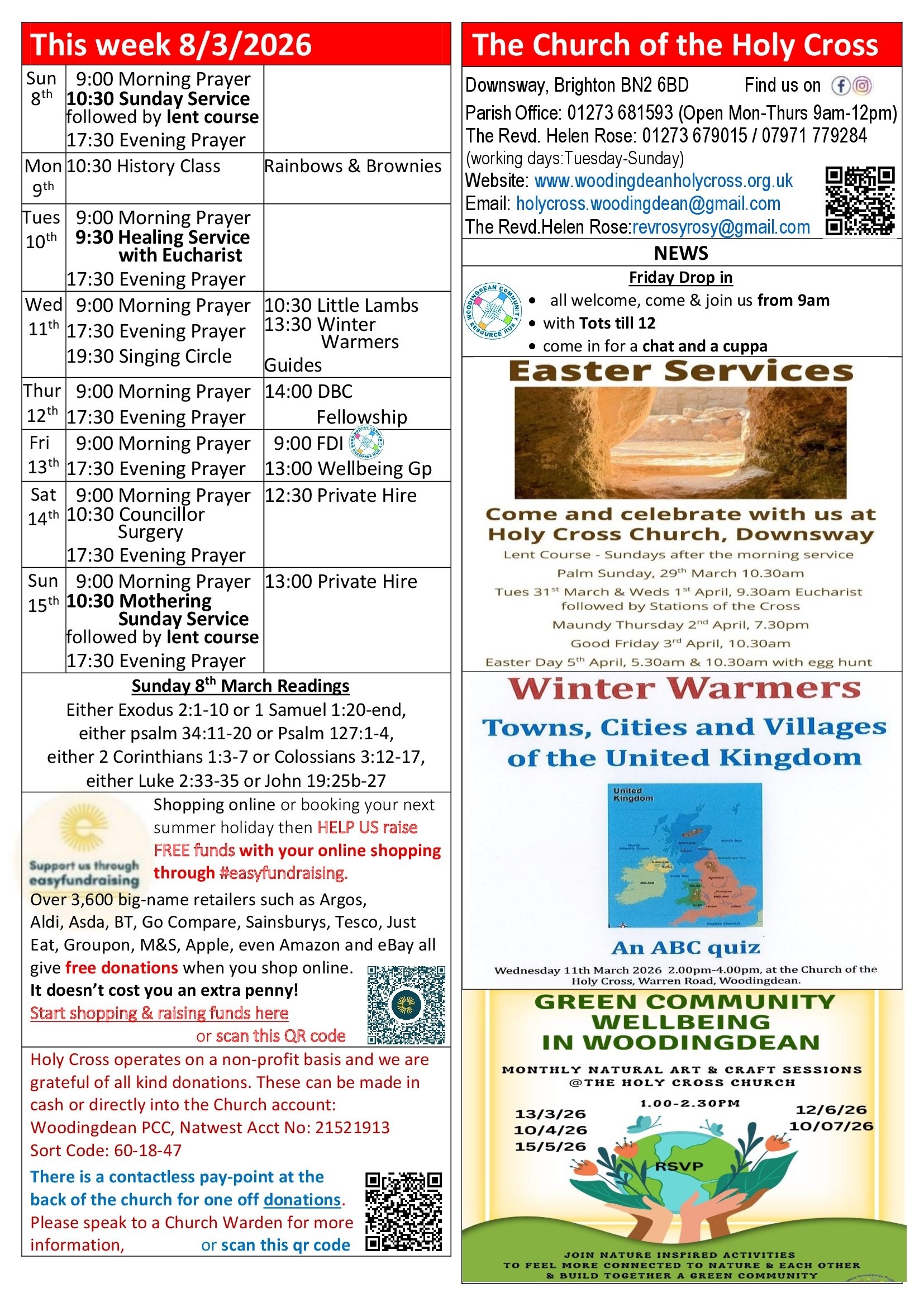 Weekly Sunday Service sheets 8 March 2026 (1)